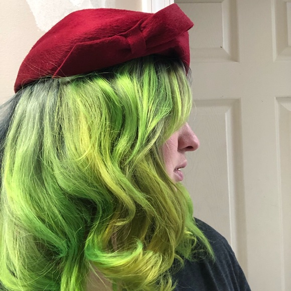 Gotham Red Vintage Wool Hat - Picture 2 of 3